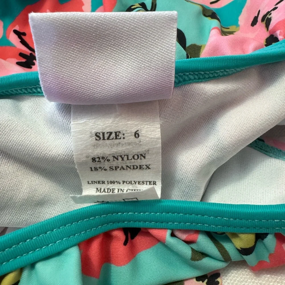 Kami Swim | Floral Print One Piece Swimsuit | 6
